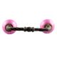 Solid Dark Neon Pink Ceramic Cut Bridge Handle